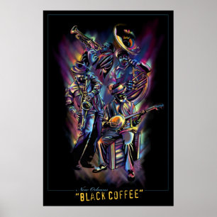 "New Orleans - Black Coffee" Poster