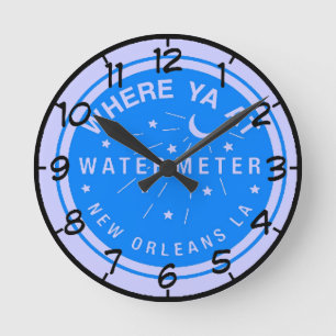 New Orleans  Blue Water Metre Clock
