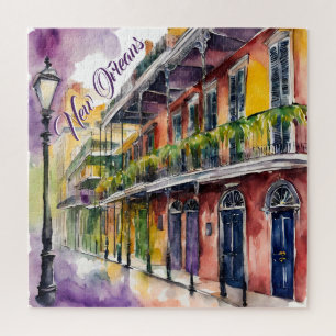 New Orleans Bourbon Street Jigsaw Puzzle