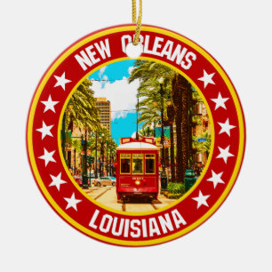 New Orleans                                        Ceramic Ornament