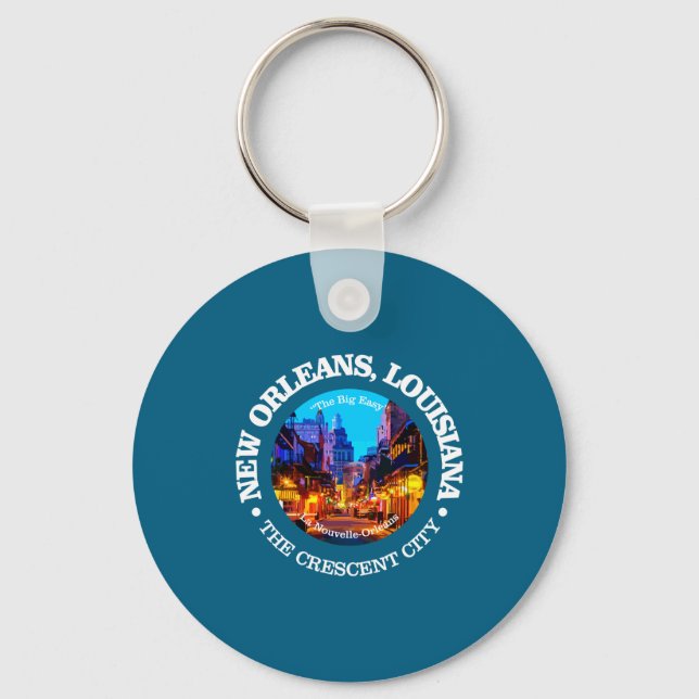 New Orleans Cities  Key Ring (Front)