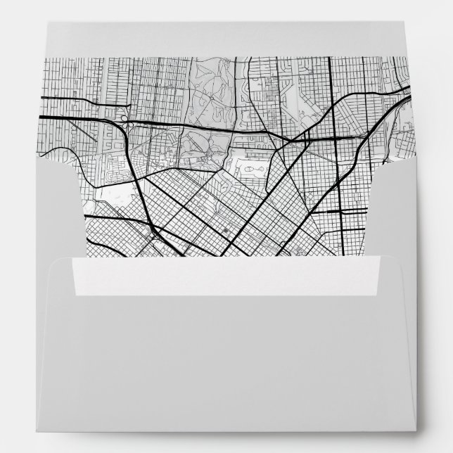 New Orleans City Map Envelope (Back (Bottom))