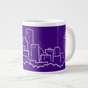 New Orleans City Skyline Large Coffee Mug