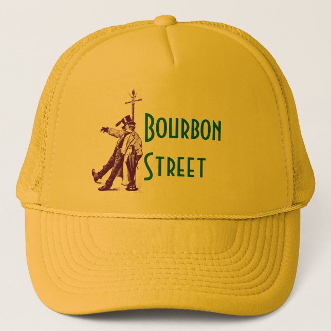 New Orleans Classic Bourbon Street Drunk Style Hat (Front)
