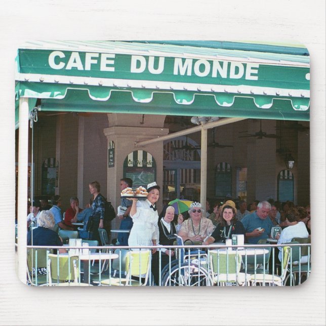 New Orleans Coffee and Beignets Mouse Pad (Front)