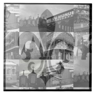 New Orleans Collage [Tile] Ceramic Tile