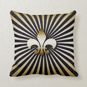 New Orleans Design Throw Pillow