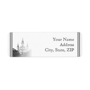 New Orleans Destination Return Address Label