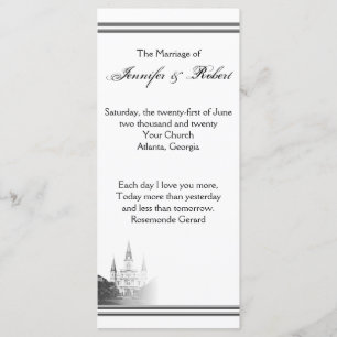 New Orleans Destination Wedding Program