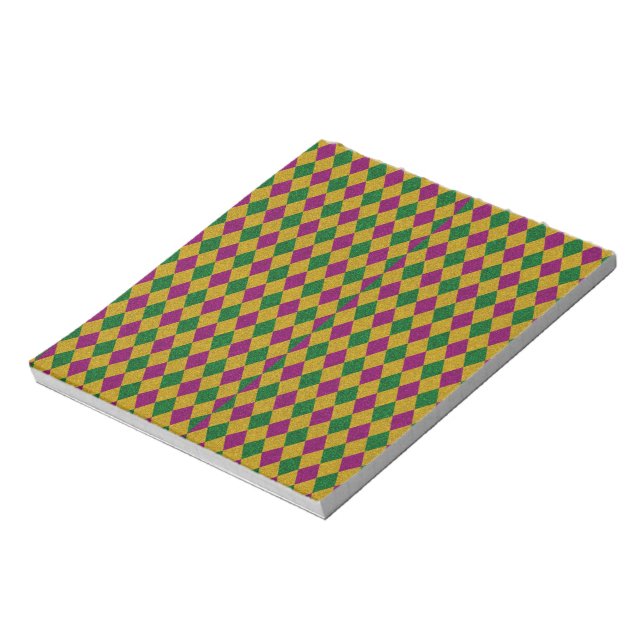 New Orleans Diamond Glitter Notepad (Rotated)