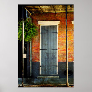 New Orleans Door Poster