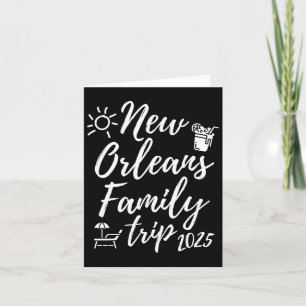 New Orleans Family Trip 2025 Vacation Fun Matching Card