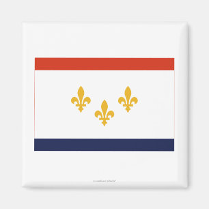 New Orleans Flag Magnet