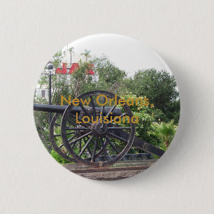 New Orleans French Quarter 6 Cm Round Badge