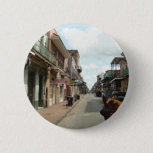 New Orleans French Quarter 6 Cm Round Badge