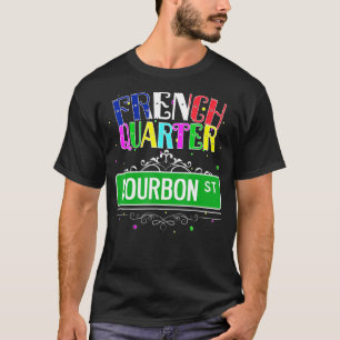 New Orleans French Quarter Bourbon Street Cool Mar T-Shirt