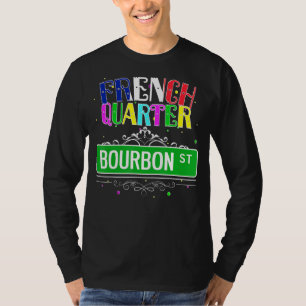 New Orleans French Quarter Bourbon Street Cool Mar T-Shirt