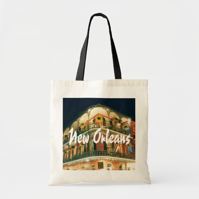 New Orleans French Quarter building photo Tote Bag (Front)