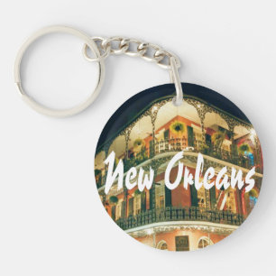 New Orleans French Quarter Key Ring