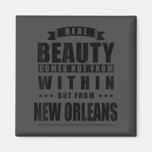 New Orleans - Funny D City Gift  Magnet