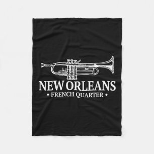 New Orleans Gifts And Tees Uni Mardi Gras Fleece Blanket