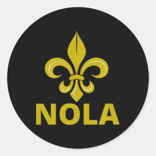 New Orleans Gifts Mardi Gras Parade Carnaval Classic Round Sticker