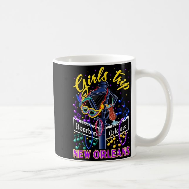 New Orleans Girls Trip Girlfriends Vacation  Coffee Mug (Right)