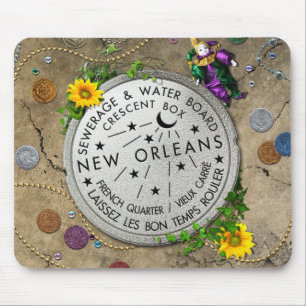 New Orleans Iconic Water Metre Mouse Pad