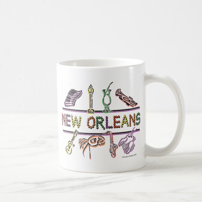 New-Orleans-ICONS- copy Coffee Mug (Right)