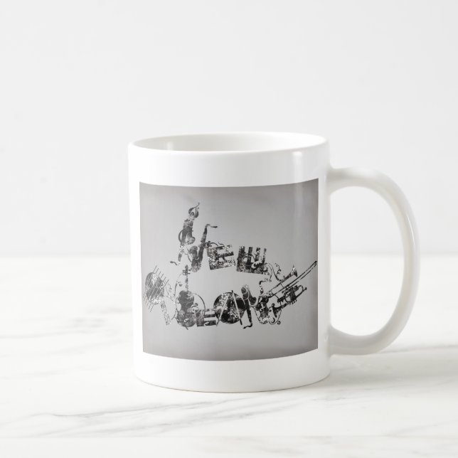 New Orleans Jazz Coffee Mug (Right)