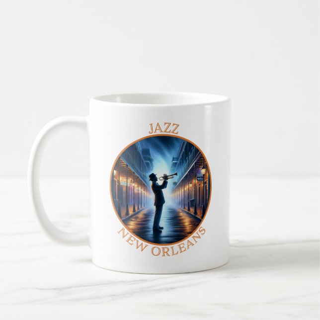 New Orleans Jazz Coffee Mug (Left)