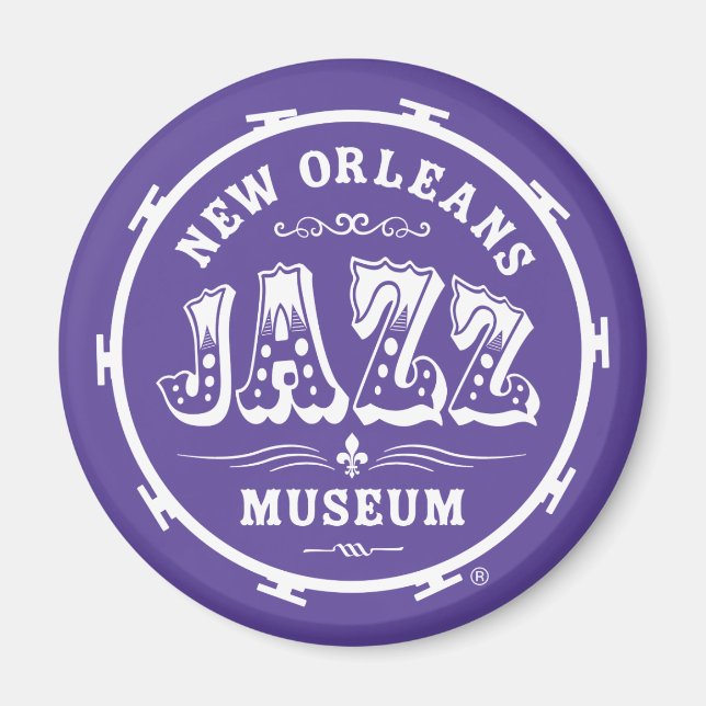 New Orleans Jazz Museum®Drum Magnet (Front)