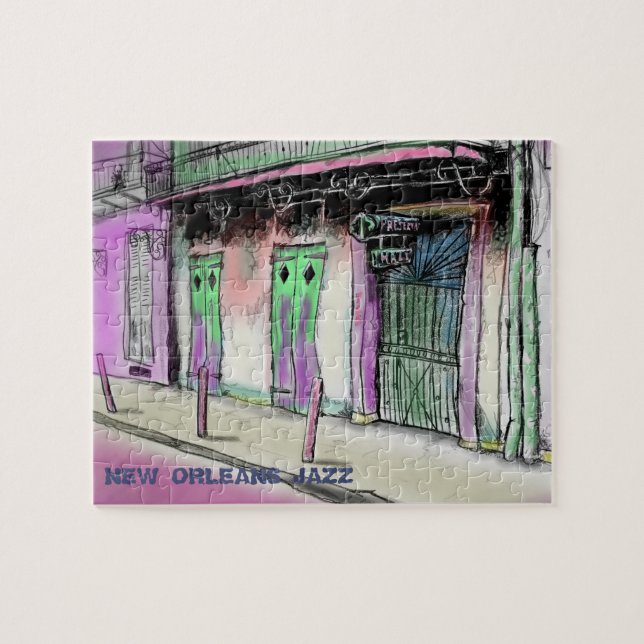 NEW ORLEANS JAZZ PRESERVATION HALL PUZZLE (Horizontal)
