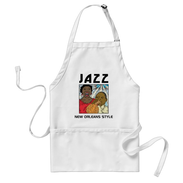 New Orleans Jazz Standard Apron (Front)