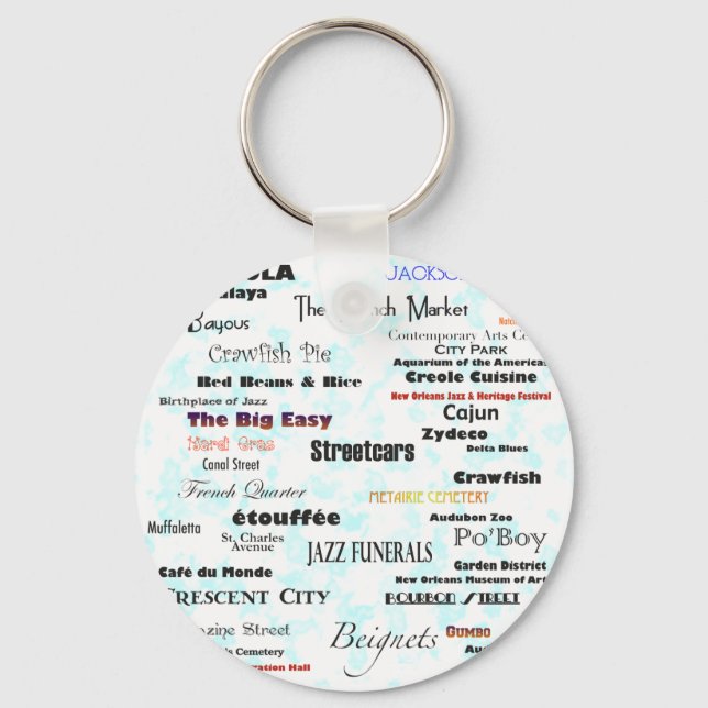 New Orleans Key Ring (Front)