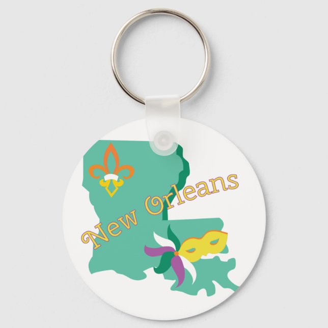 New Orleans Key Ring (Front)