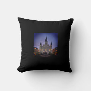 New Orleans, LA Cathedral Basilica, Jackson Square Cushion