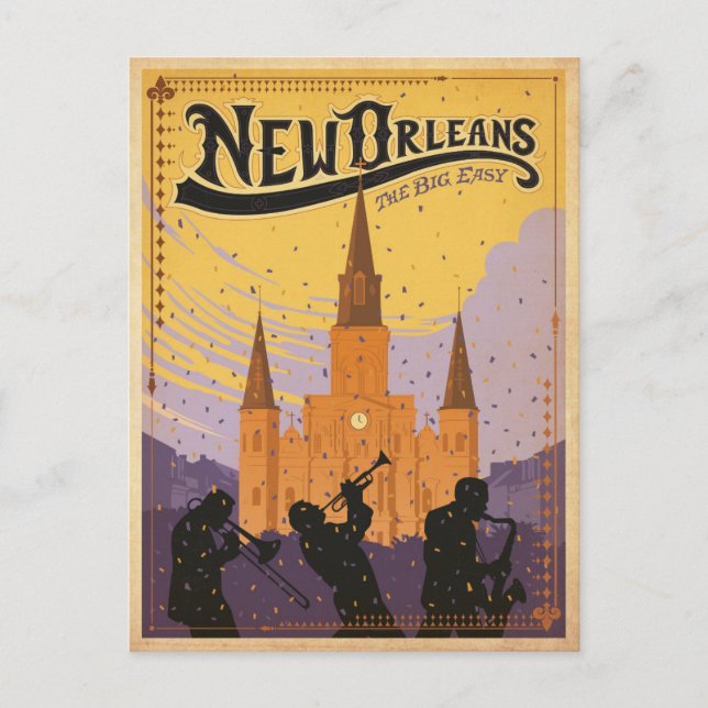 New Orleans, LA Postcard (Front)