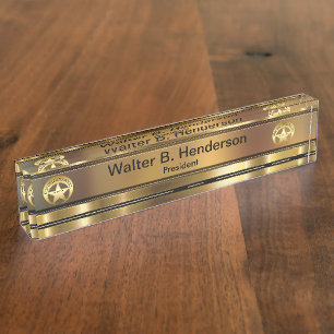 New Orleans Lieutenant  Nameplate
