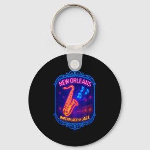 New Orleans, Louisiana, Birthplace Of Jazz  Key Ring