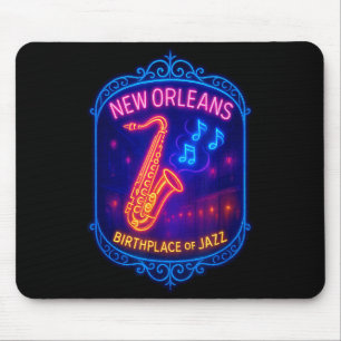 New Orleans, Louisiana, Birthplace Of Jazz Mouse Pad