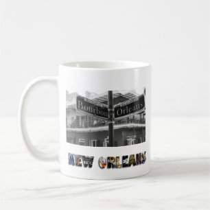 New Orleans Louisiana Bourbon Street Travel Photos Coffee Mug