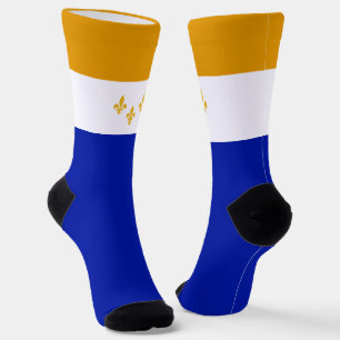 New Orleans (Louisiana) city flag Socks