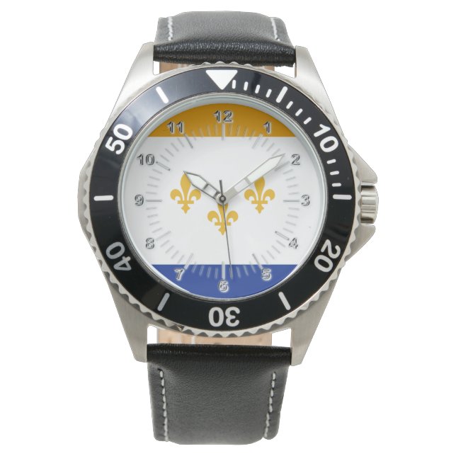 New Orleans (Louisiana) City flag Watch (Front)