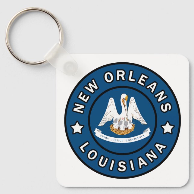 New Orleans Louisiana Key Ring (Front)