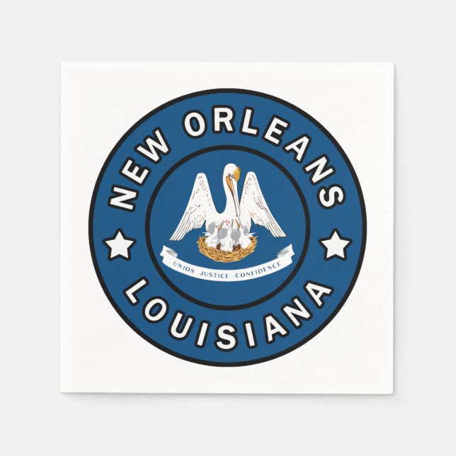 New Orleans Louisiana Napkin (Front)