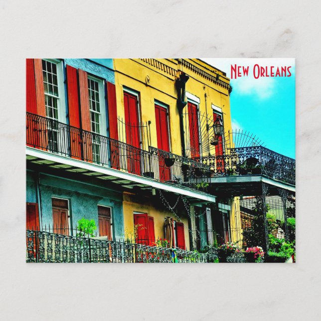 New Orleans, Louisiana Postcard (Front)