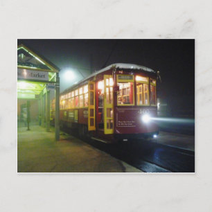 New Orleans, Louisiana- Riverfront Streetcar Postcard