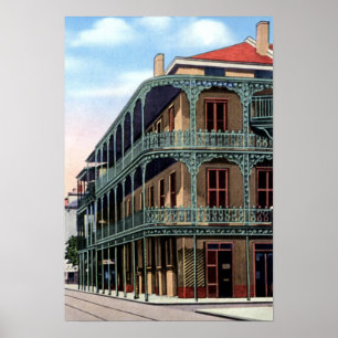 New Orleans Louisiana Royal Street Ironwork Poster