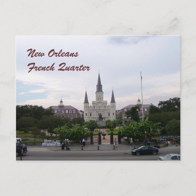 New Orleans, Louisiana St. Louis Cathedral Postcard (Front)